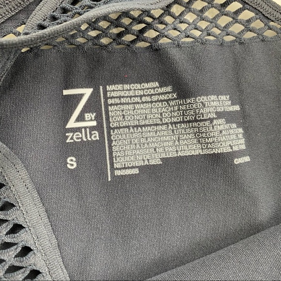 NWT Z By Zella Mesh Active Tank Top - Picture 6 of 6
